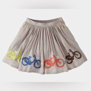 Mini Boden Taupe Bicycle Skirt